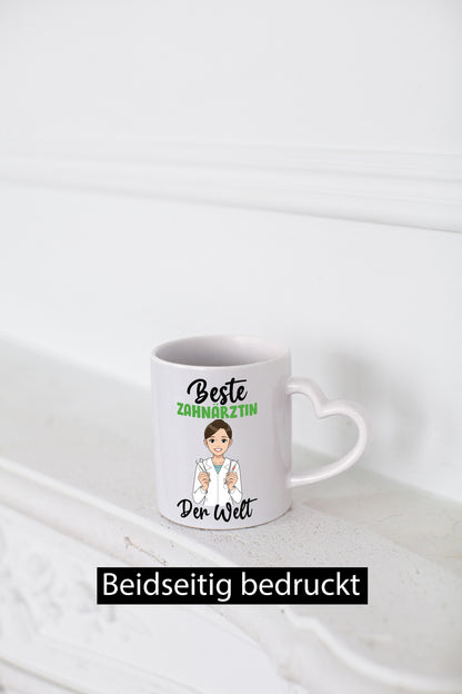 Beste Zahnärztin | Zahnmedizin Beruf v2 Humor Arbeit Kollegen Büro Geschenkidee