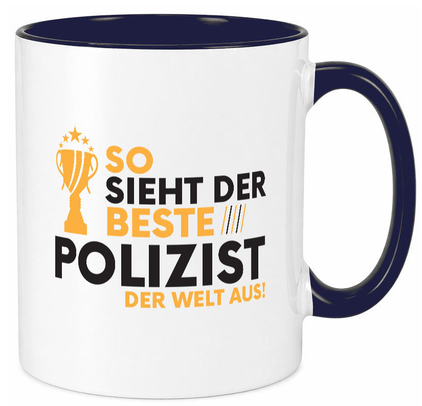 Der Weltbeste Polizist | Polizei Geschenkidee Humor Tasse