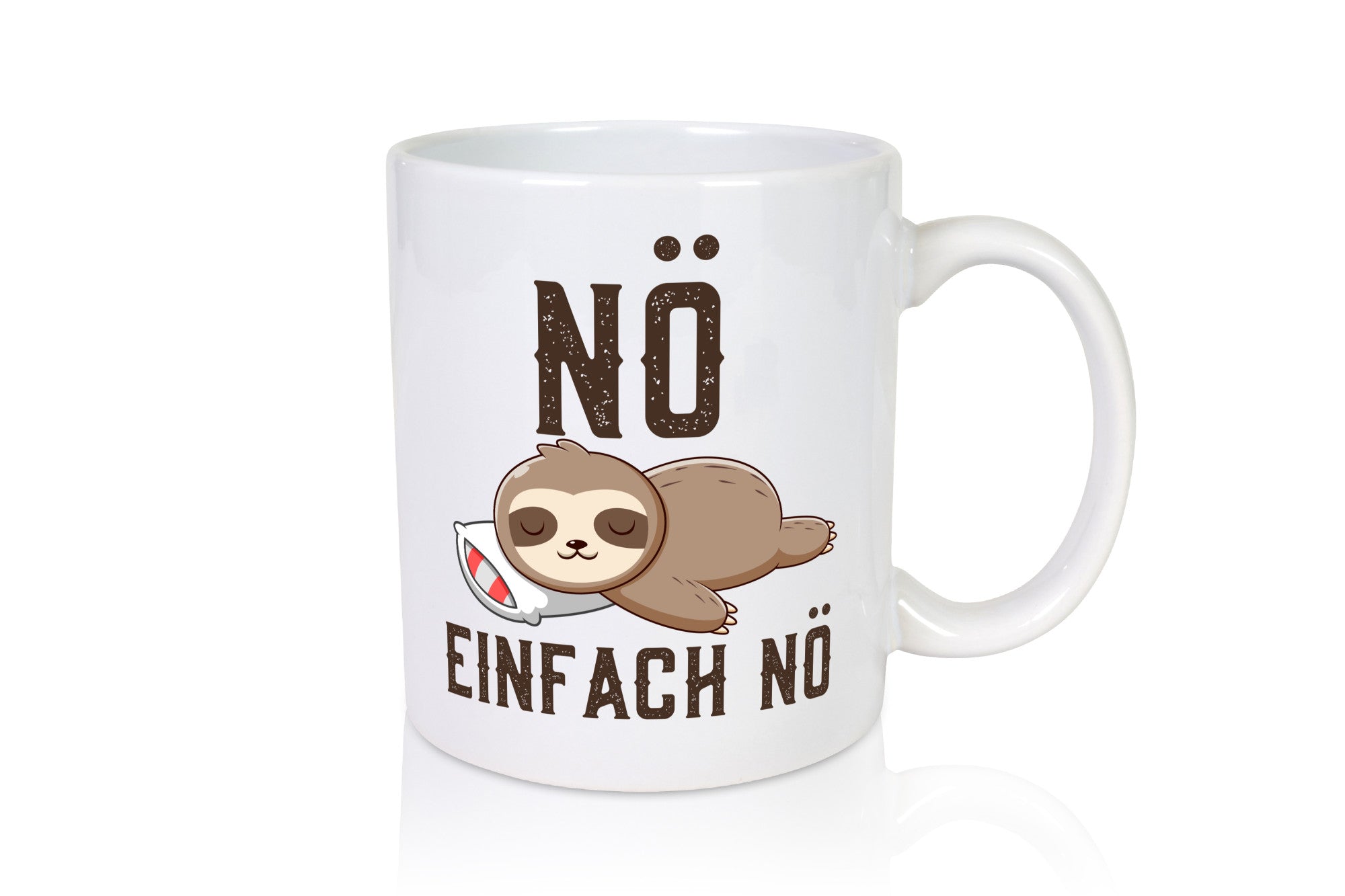 Einfach Nö | Faultier Faulpelz Null Bock Comic Geschenk Tierliebhaber Humor
