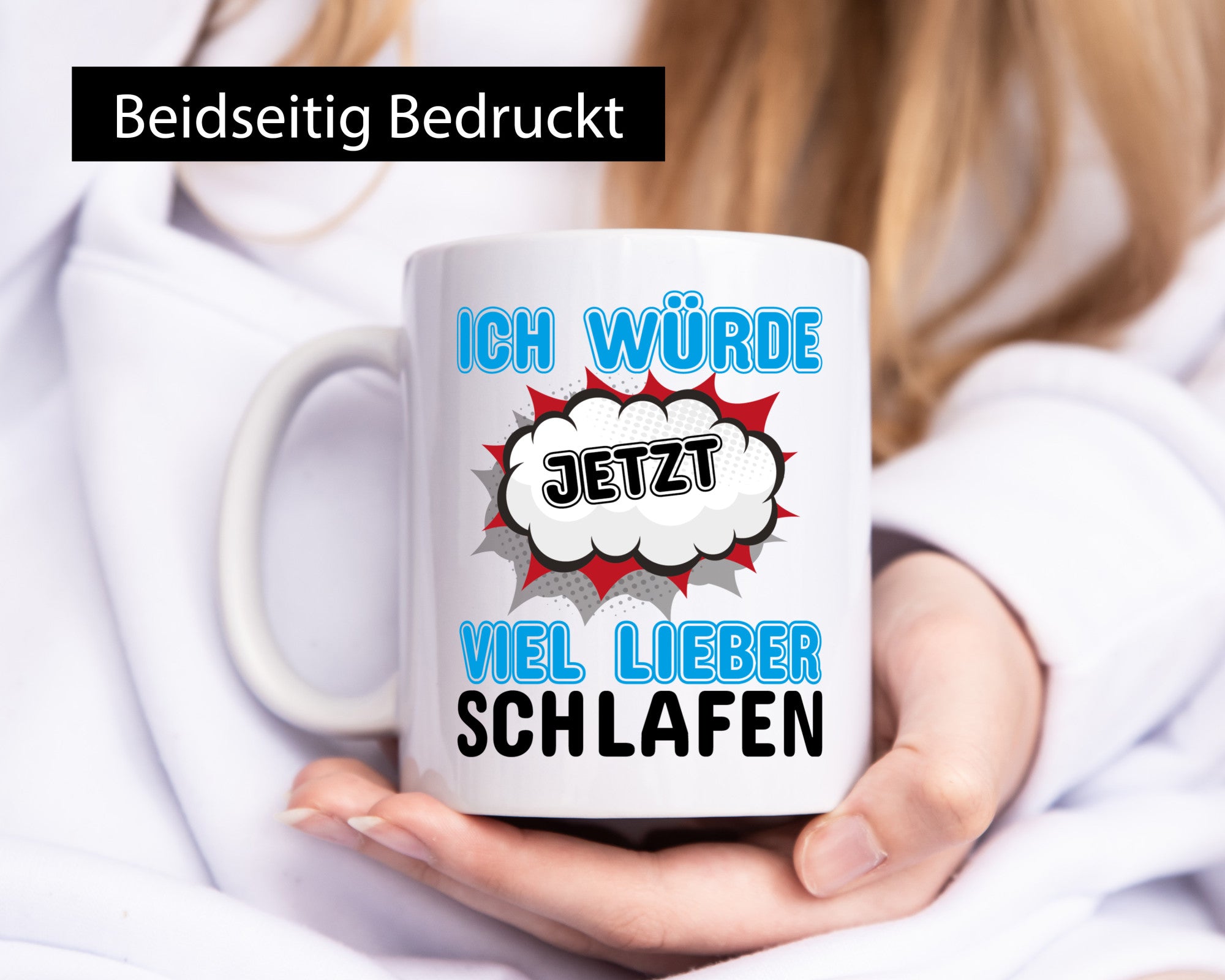 Ich würde jetzt lieber Schlafen Geschenk Humor Geschenkidee lustiger Spruch