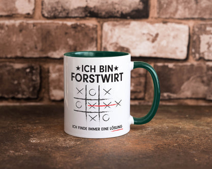 Lösung finden: Forstwirt | Waldarbeiter v2 Geschenkidee Arbeit Kollegen Büro