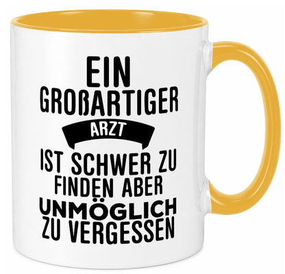Großartiger Arzt | Dankeschön Tasse schöner Spruch Humor Geschenkidee