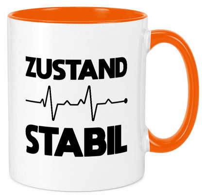Zustand Stabil | Herzschlag Heartbeat lustiger Spruch Geschenk Humor