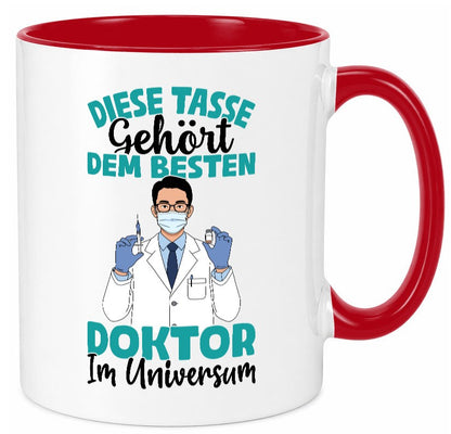 Im Universum: Doktor | Doktorand Doktortitel Geschenk Humor Geschenkidee Tasse