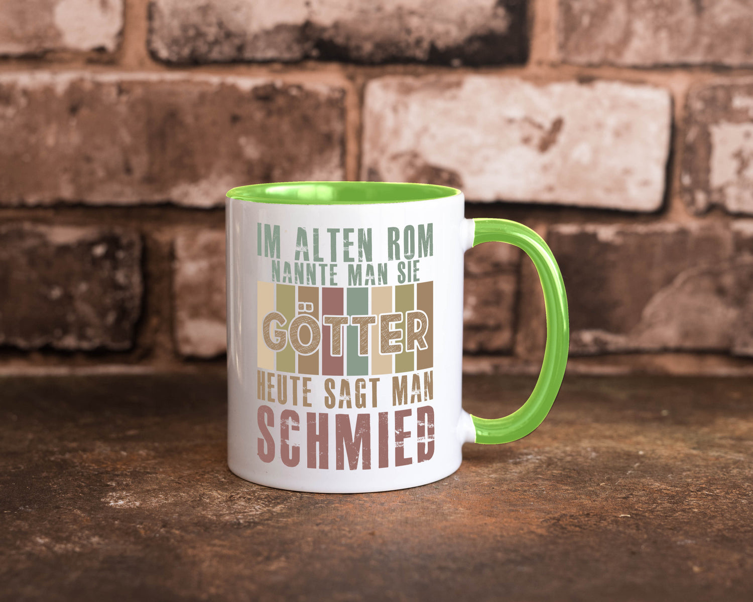 Heute sagt man: Schmied | schmieden lustig Humor Geschenkidee Geschenk Tasse
