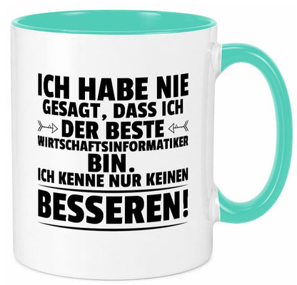 Der Beste Wirtschaftsinformatiker | Wirtschaft Informatik lustig Humor Tasse