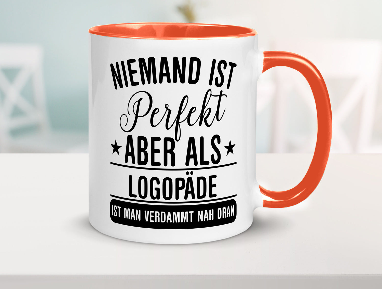 Verdammt nah dran: Logopäde | Sprachtherapie lustig Humor Geschenkidee Geschenk