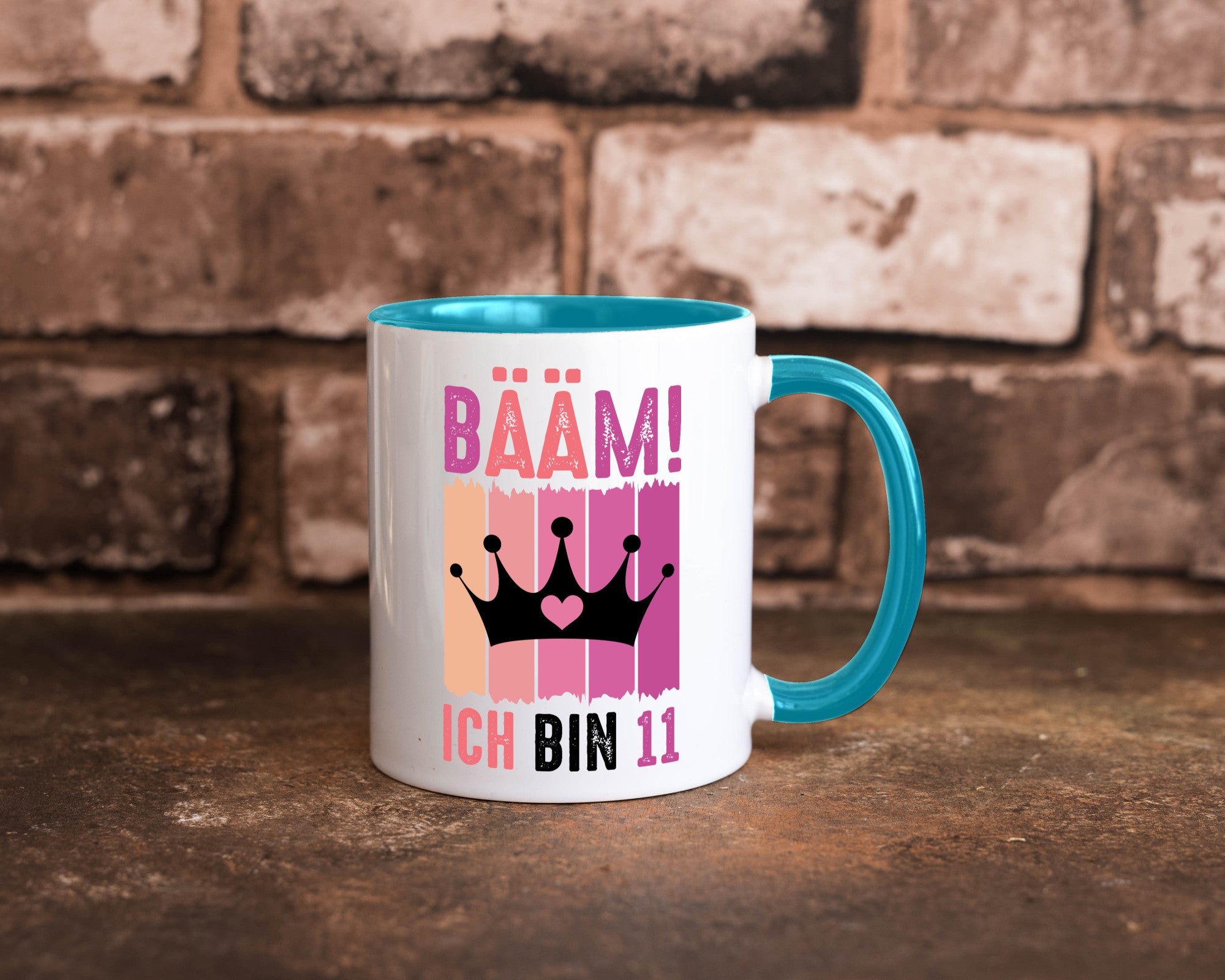 11. Geburtstag | 11 Jahre Bääm ich bin Krone Humor Geschenkidee Tasse