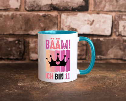 11. Geburtstag | 11 Jahre Bääm ich bin Krone Humor Geschenkidee Tasse