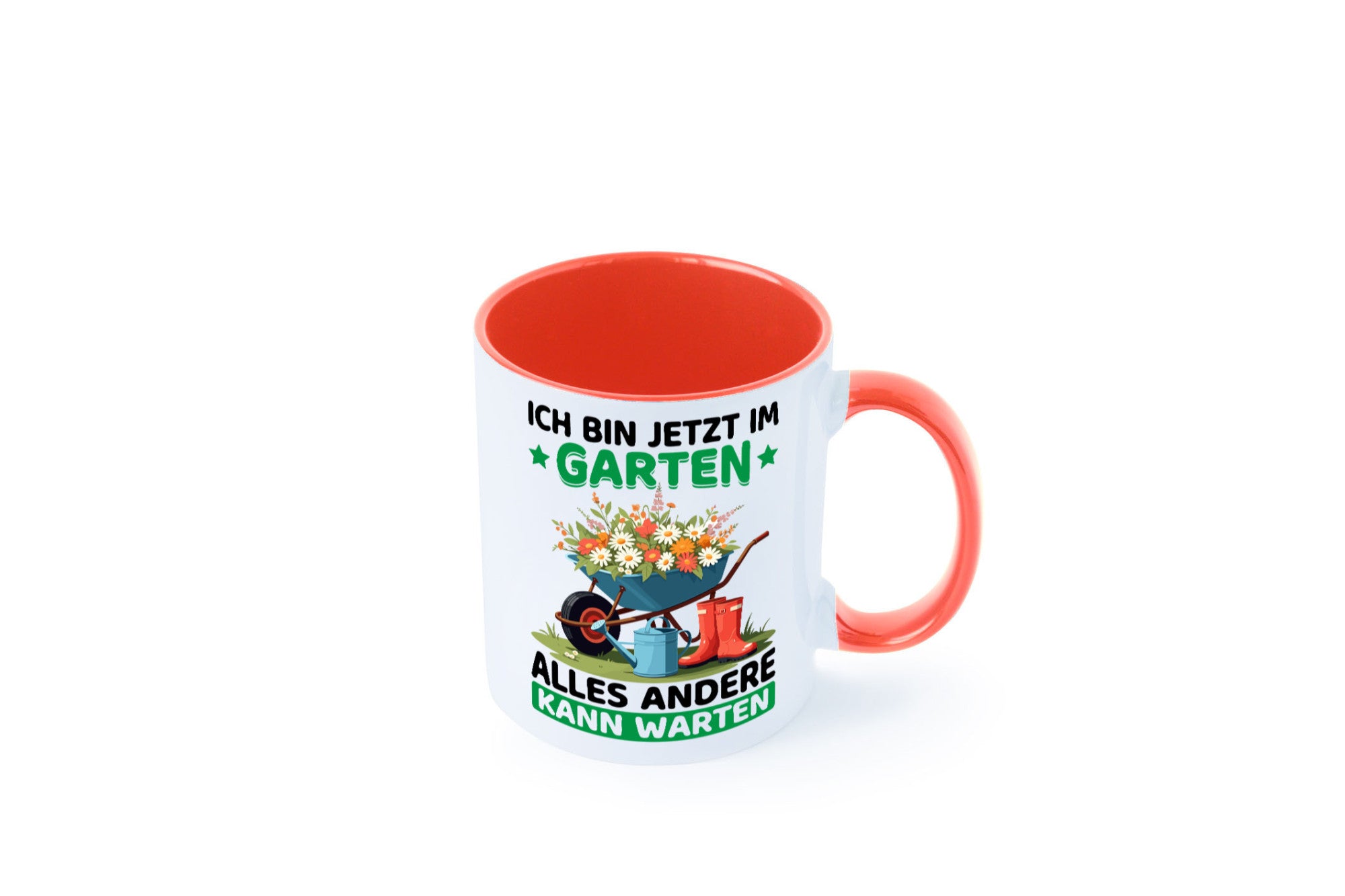 Im Garten alles andere kann warten | Gärtner Gartenarbeit Geschenk Arbeit