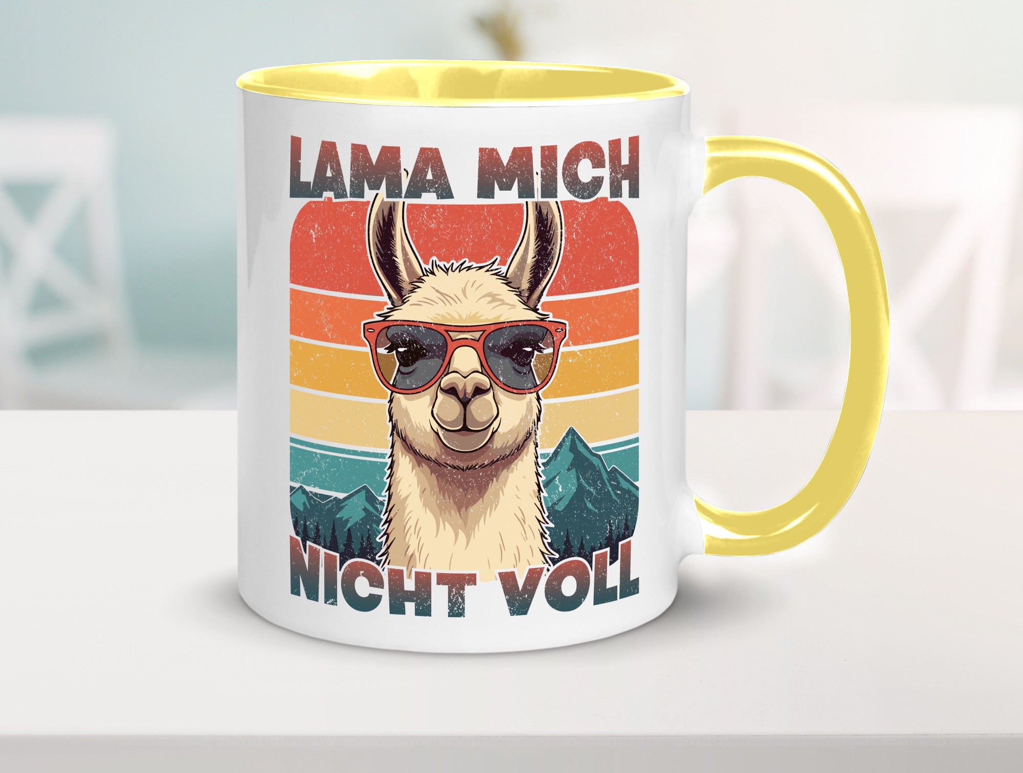 Lama mich nicht voll | Alpaka Kamel Retro lustig Humor Geschenkidee Geschenk