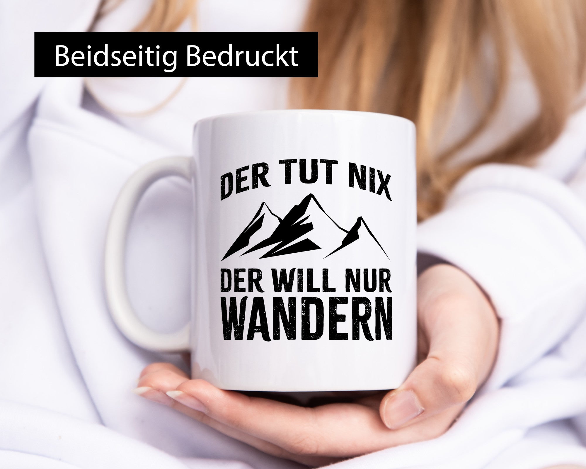 Tut nix, will nur wandern | Berge Geschenkidee Humor Tasse