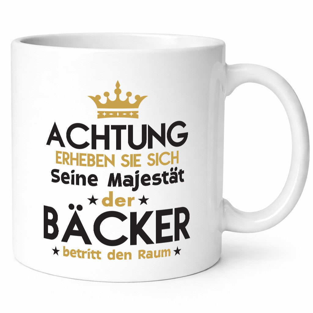 Seine Majestät Bäcker | Bäckerei Backen Konditor Geschenk Humor Geschenkidee