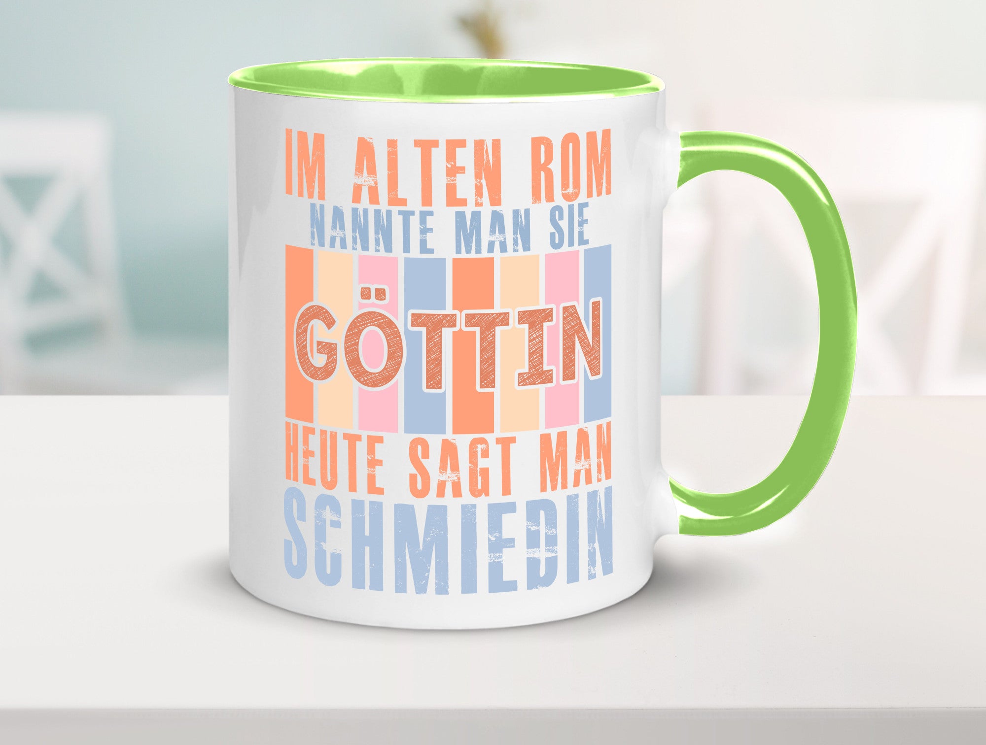 Heute sagt man: Schmiedin | Schmied Beruf Schmiederei lustiger Spruch Geschenk