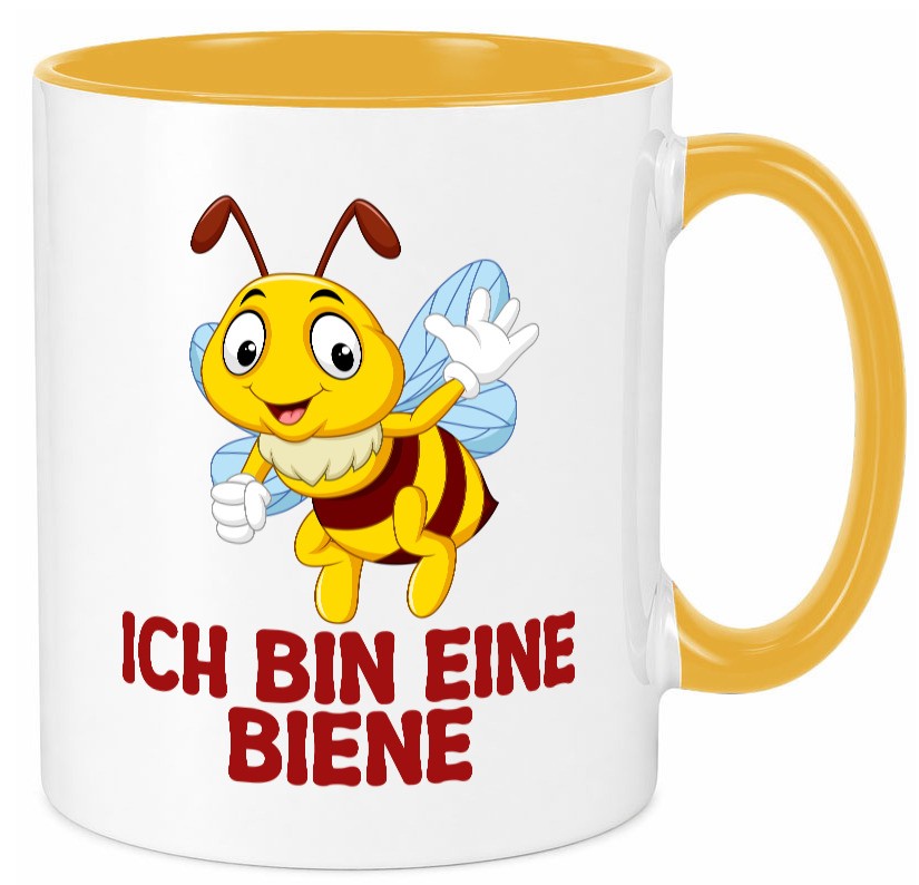 Ich bin eine Biene | Bienenzüchter Geschenk Humor Geschenkidee lustiger Spruch Tasse