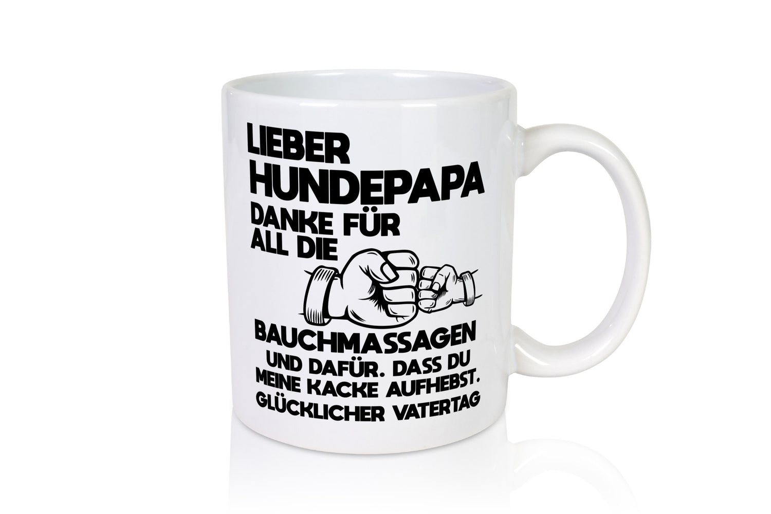 Hundepapa, danke Bauchmassagen, Kake aufheben | Vatertag Geschenkidee Familie