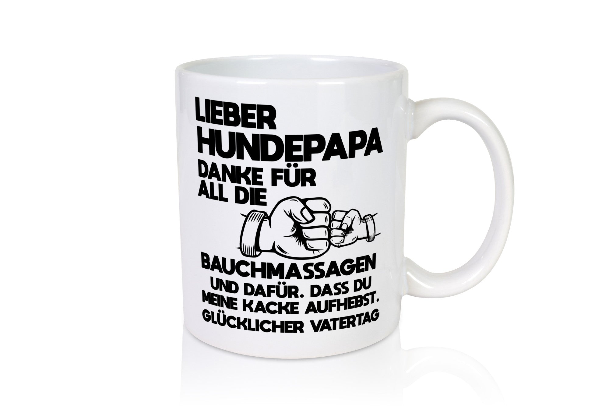 Hundepapa, danke Bauchmassagen, Kake aufheben | Vatertag Geschenkidee Familie