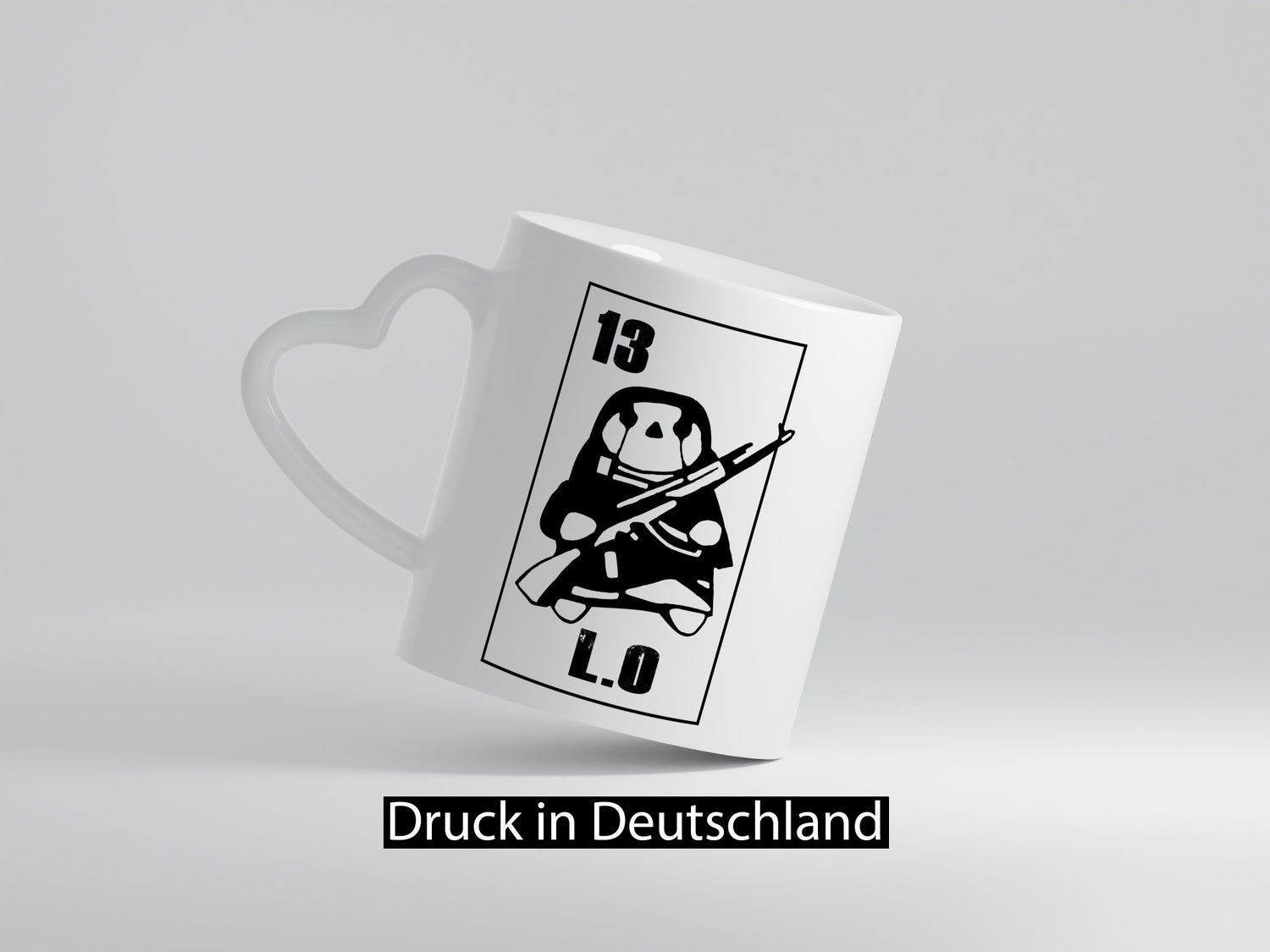 13 L.O lustiger Spruch Geschenk Humor Geschenkidee Tasse