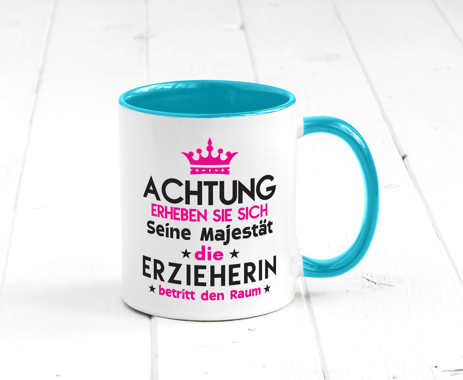 Seine Majestät Erzieherin | Pädagogin Schule Humor Geschenkidee Tasse