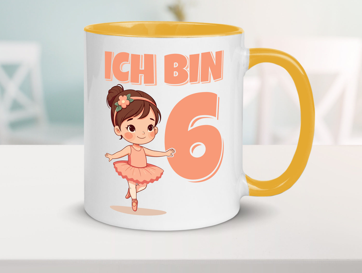 6 Geburtstag | Jahre Ballerina Mädchen Ballet lustig Geschenkidee Geschenk Tasse