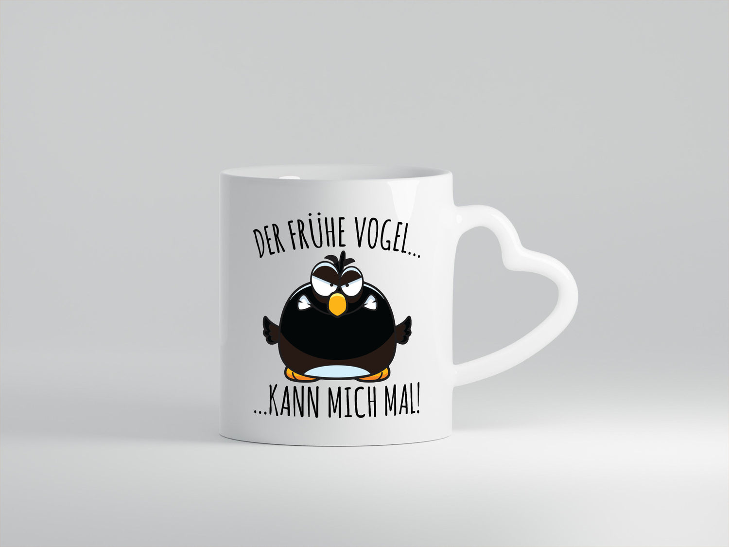 Frühe Vogel kann mich mal | Morgenmuffel mürrischer Geschenk Humor Geschenkidee