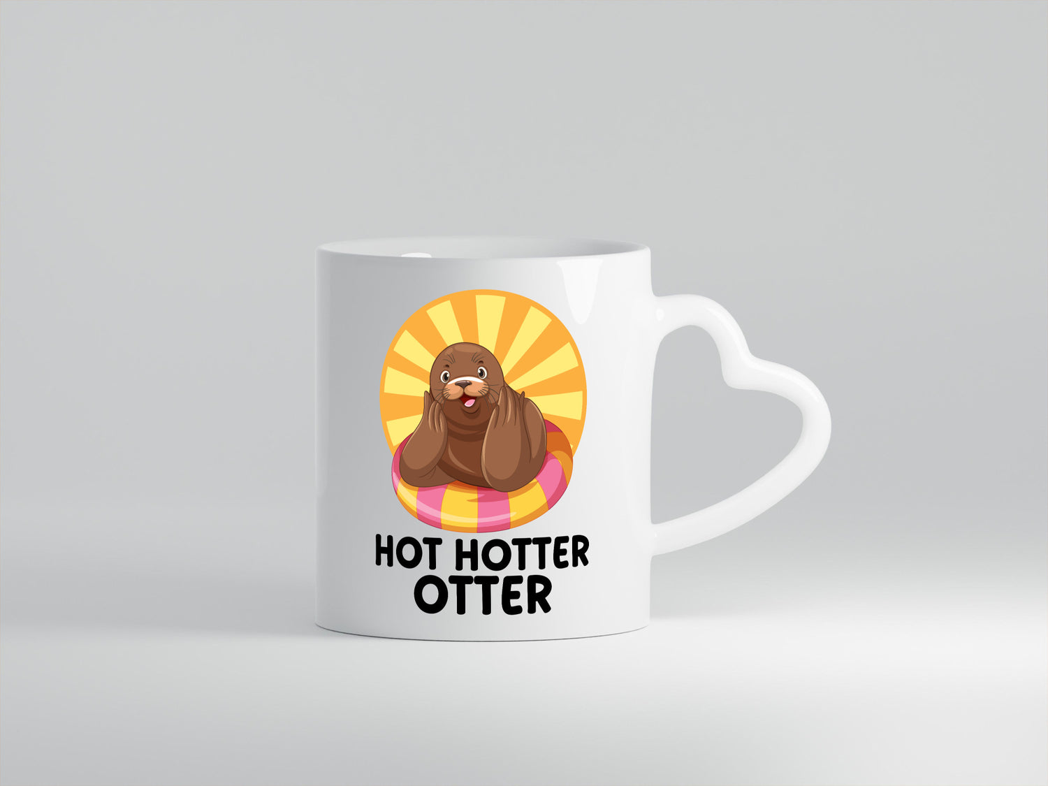 Hot Hotter Otter | Otterliebe lustig Humor Geschenkidee Geschenk Tasse