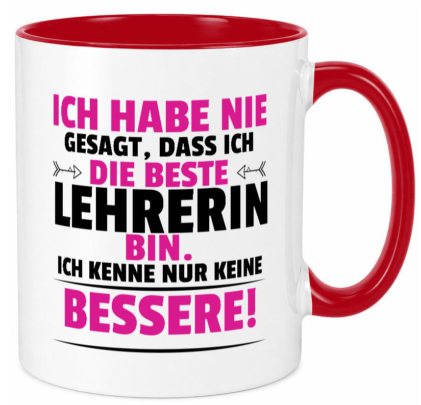 Die Beste Lehrerin | Schule Beruf Schüler Geschenk Arbeit Kollegen Büro