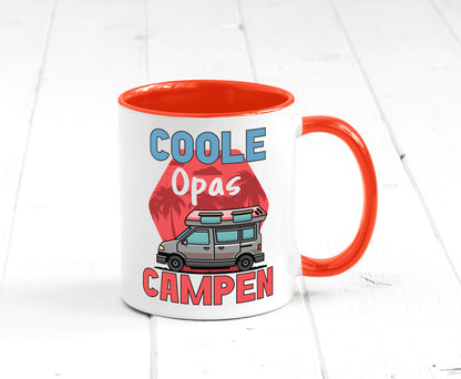 Coole Opas campen | Campingwagen Palmen Geschenk Familie Geschenkidee lustiger