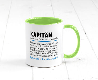 Kapitän | Spruch lustig Schiffskapitän Schiff Geschenk Humor Geschenkidee