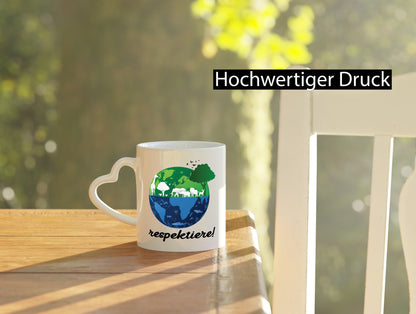 Respektiere | Tiere mit Respekt behandeln lustiger Spruch Geschenk