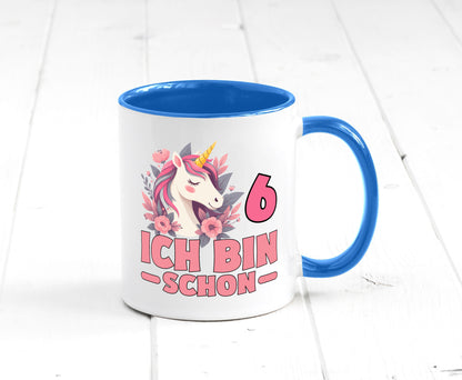 6. Geburtstag | 6 Jahre Einhorn bin schon Mädchen Geschenk Geschenkidee
