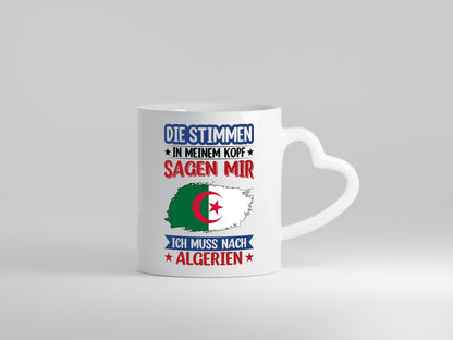 Algerien | Urlaub Stimmen in meinem Kopf Traumland Geschenk Humor Geschenkidee