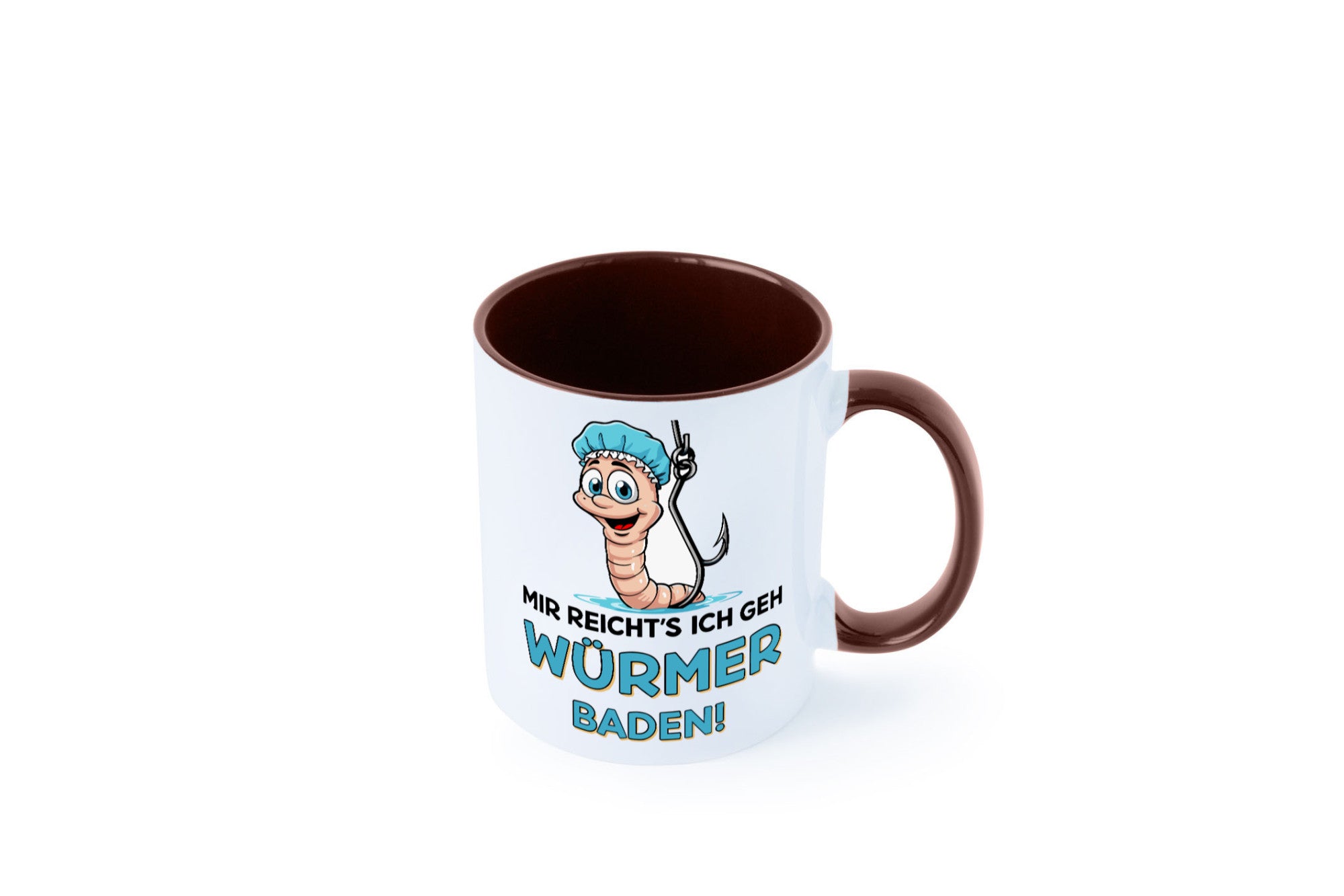 Mir reichts ich geh Würmer Baden | Angler Angeln Geschenk Humor Geschenkidee