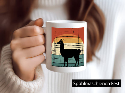 Lama | Llama jahrgang Vintage Alpaka Geschenk Humor Geschenkidee lustiger