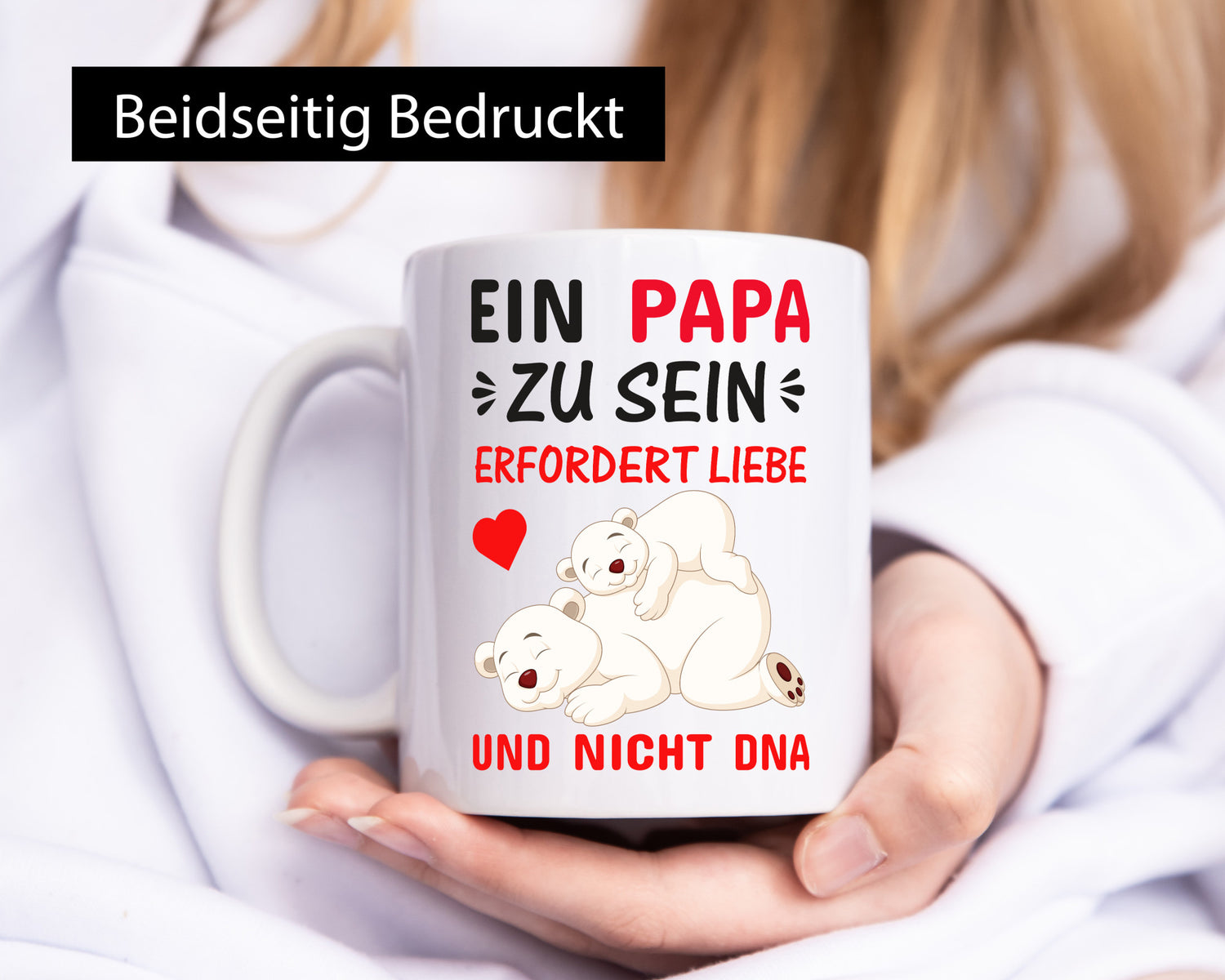 Papa sein | Stiefvater Tasse Liebe nicht DNA Kinder Geschenkidee Familie Humor