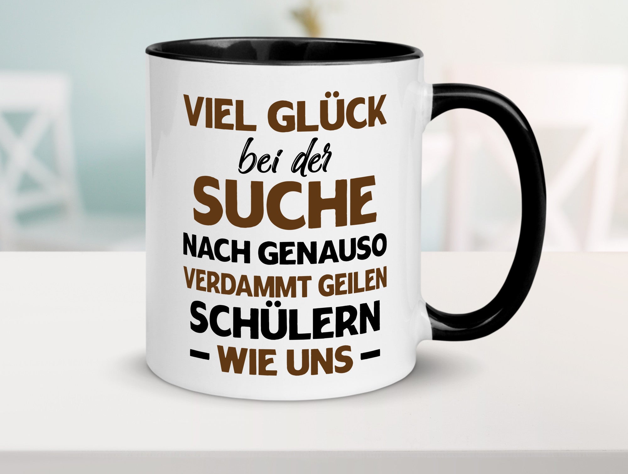 Viel glück | Geile schüler Schule Beste Lehrerin lustig Humor Geschenkidee