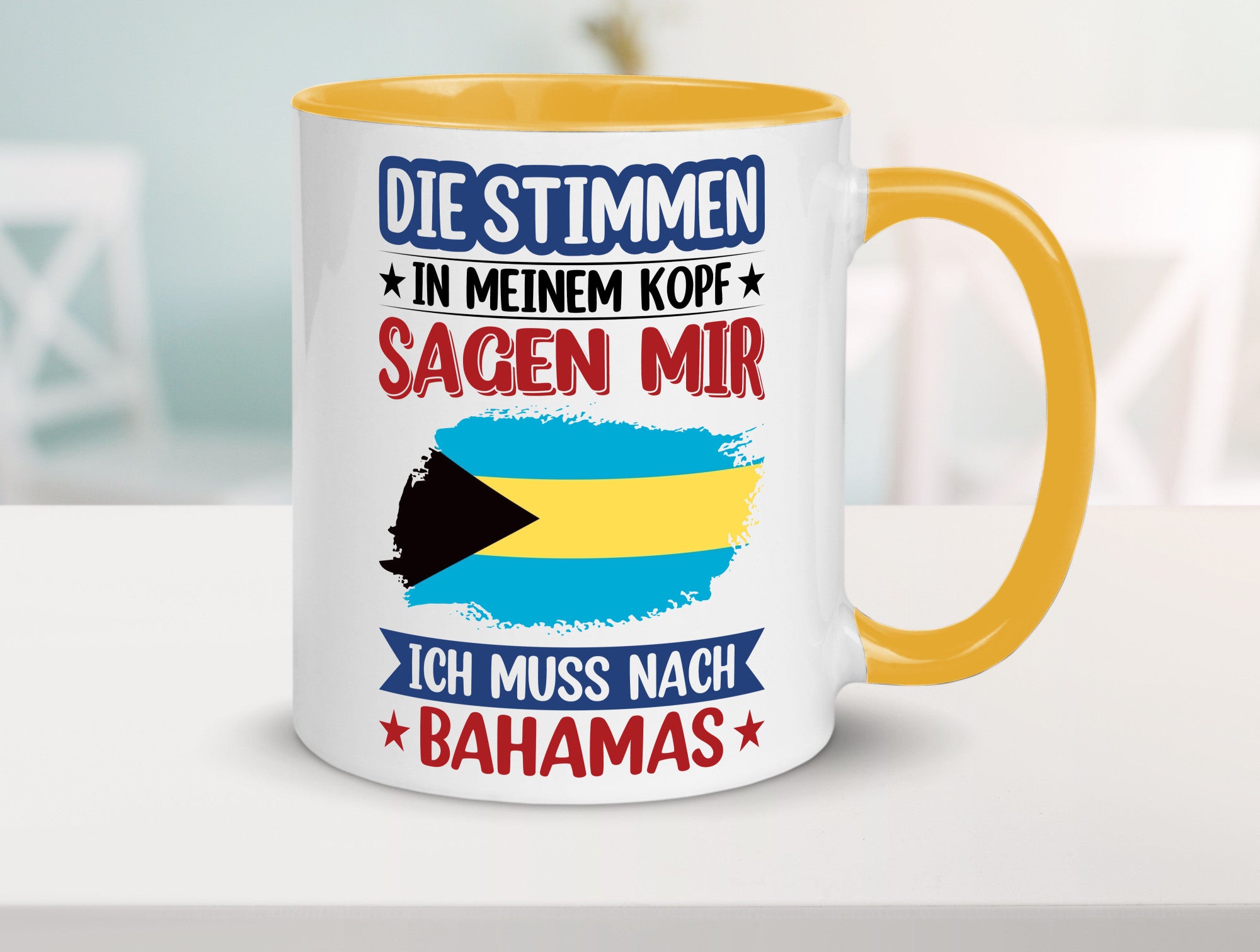 Bahamas | Urlaub Stimmen in meinem Kopf Traumland Geschenk Humor Geschenkidee