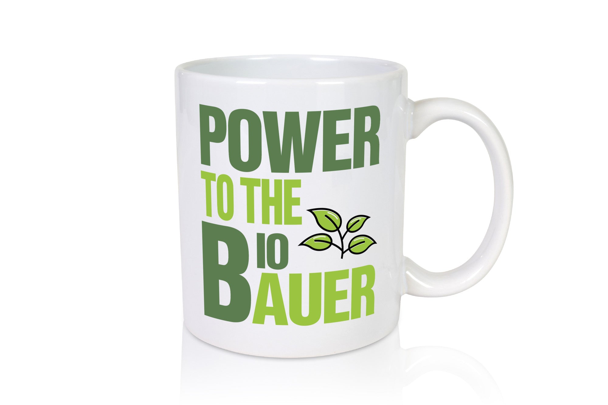 Bio Bauer Power | Landwirt Tasse Bauernhof Spruch lustig Humor Geschenkidee