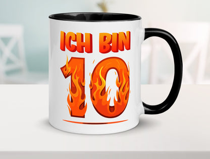 10. Geburtstag | 10 Jahre Drache lustiger Spruch Geschenk Geschenkidee Tasse