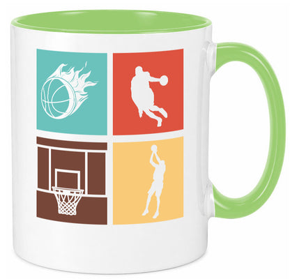 Basketball | Sportfan Slam Dunk Teamplayer NBA Humor Geschenkidee Tasse