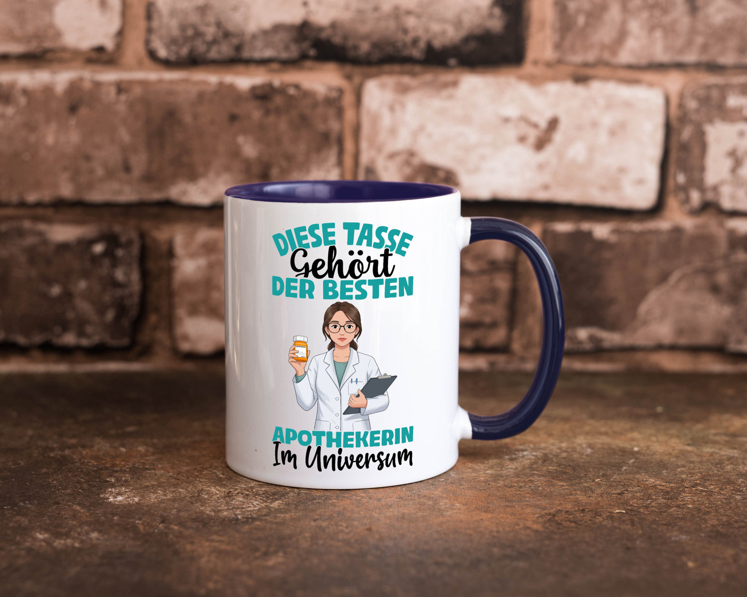 Im Universum: Apothekerin | Apotheke Pharmazie lustiger Spruch Geschenk Humor
