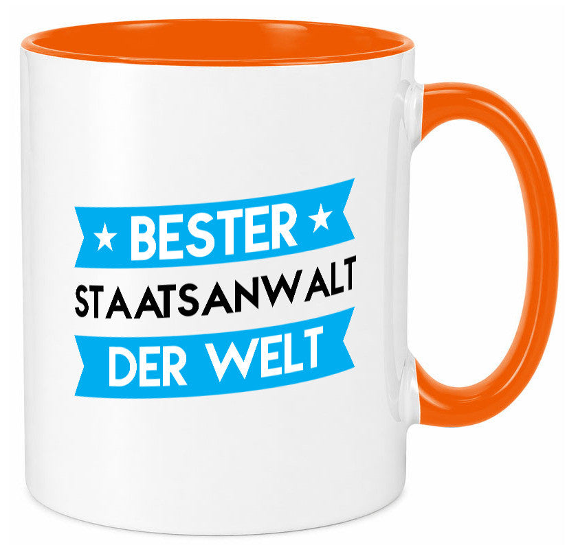 Bester Staatsanwalt | Anwalt Jurist lustig Humor Geschenkidee Geschenk Tasse