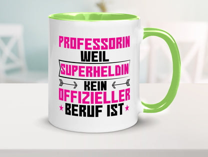 Superheldin Professorin | Uni Universität Geschenk Humor Geschenkidee lustiger