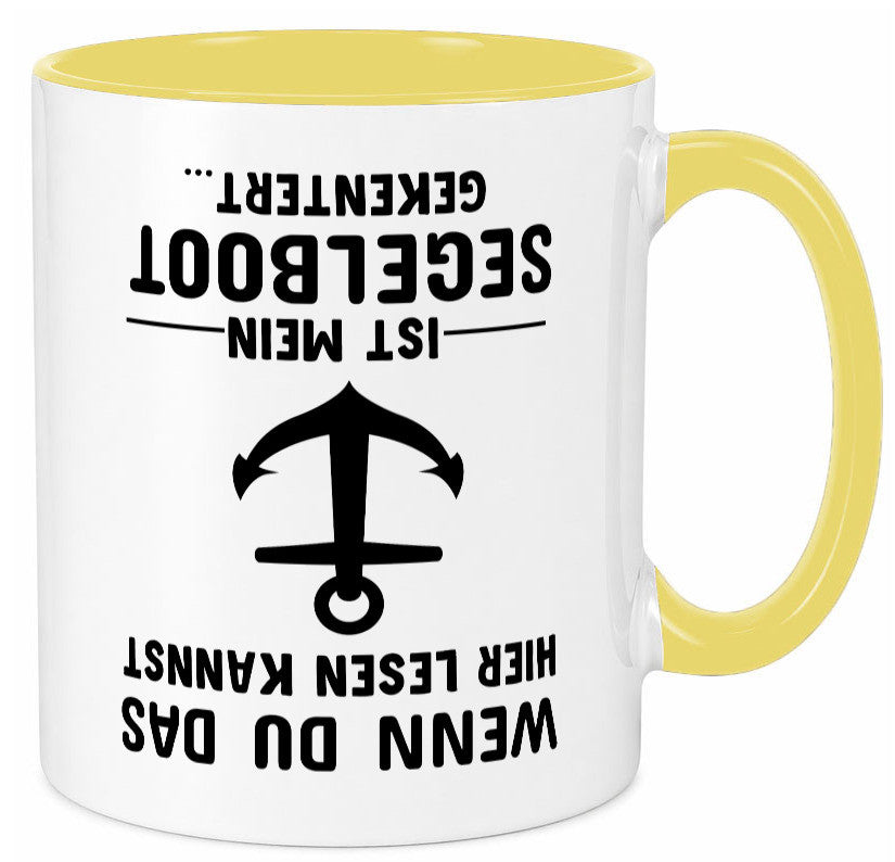 Segler Tasse | Segelboot Humor Kapitän Spruch Witz Geschenkidee