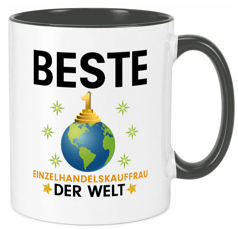 Welt Beste Einzelhandelskauffrau | Einzelhandel Geschenkidee Humor Tasse