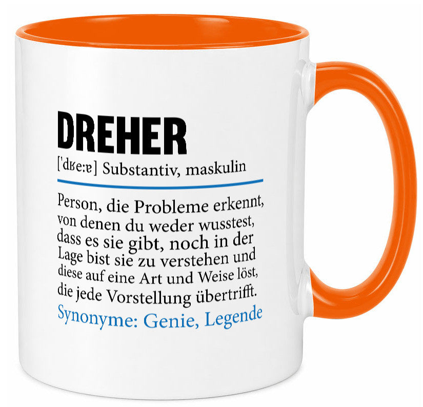 Dreher Humor | Fräser Zerspannungsmechaniker Geschenkidee Tasse