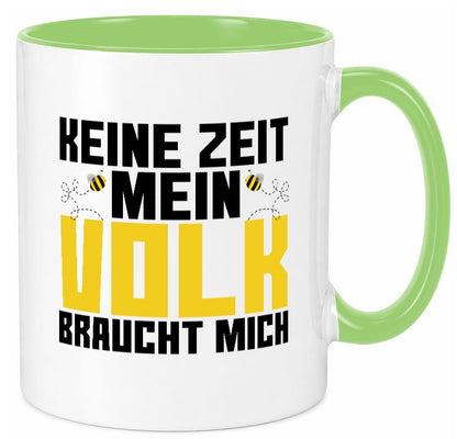 Mein Volk braucht mich | Bienenvolk Imker Honigmacher lustig Humor Geschenkidee Tasse
