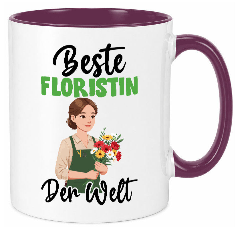Beste Floristin | Blumen VerkÃƒÂ¤uferin Humor Geschenkidee Tasse