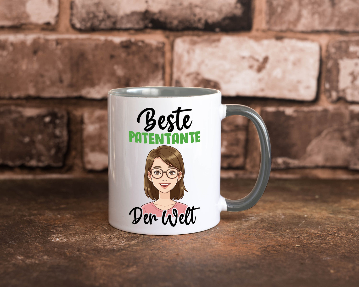 Beste Patentante | Tante lustiger Spruch Geschenk Humor Geschenkidee Tasse