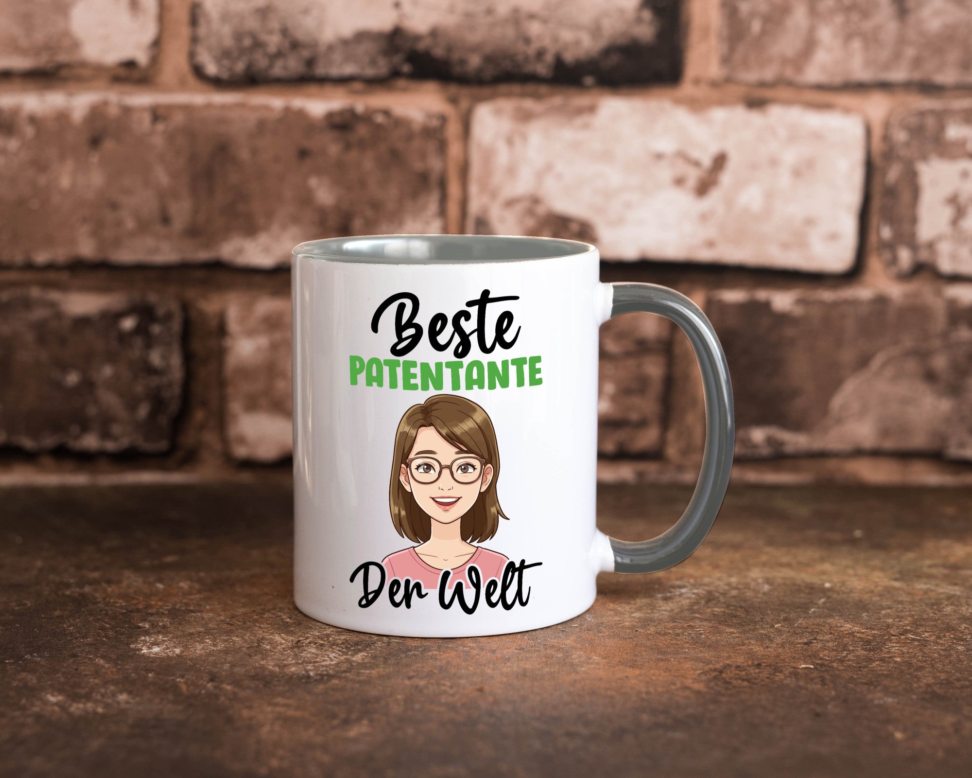 Beste Patentante | Tante lustiger Spruch Geschenk Humor Geschenkidee Tasse